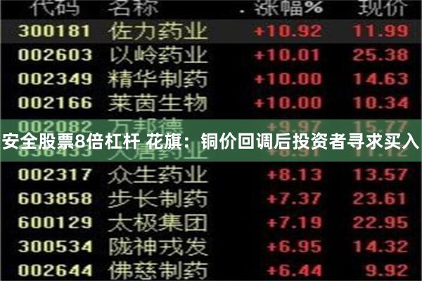 安全股票8倍杠杆 花旗：铜价回调后投资者寻求买入