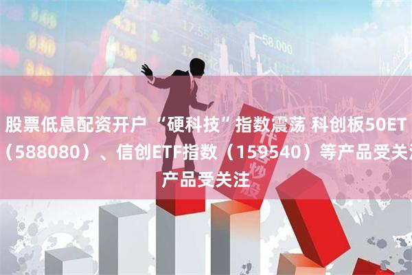 股票低息配资开户 “硬科技”指数震荡 科创板50ETF（